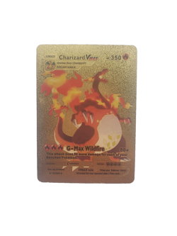 Pokemon Charizard vmax gold foil 80+ damage HP 350 fire type good condition - Image 1