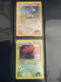 Vintage Pokemon Gym Heroes & Team Rocket card LOT, WOTC, 1st editions holos etc - Image 2