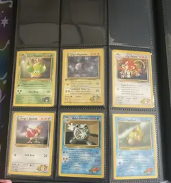 Vintage Pokemon Gym Heroes & Team Rocket card LOT, WOTC, 1st editions holos etc - Image 4