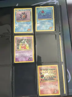 Vintage Pokemon Gym Heroes & Team Rocket card LOT, WOTC, 1st editions holos etc - Image 5