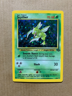 Scyther 10/64 Jungle Set - Holo Pokemon Card - NM/Mint - Image 1