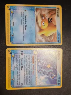 POKEMON TCG CARD PSYDUCK + GOLDUCK 73/100 EX SANDSTORM NM/VLP - Image 1