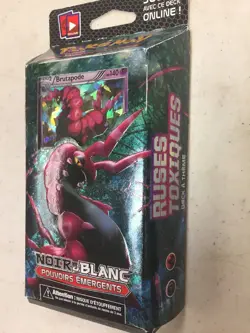 FRENCH Pokemon Emerging Powers Toxic Tricks Theme Deck Card Game CCG TCG - Image 1