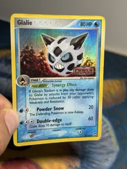 Glalie 30/108 EX Power Keepers Reverse Holo Foil Stamped Pokemon Card MP HP - Image 3