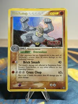 Machamp 11/108 EX Power Keepers Set Stamped Reverse Holo Rare Pokemon Card PL - Image 1