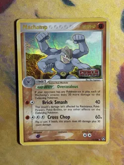 Machamp 11/108 EX Power Keepers Set Stamped Reverse Holo Rare Pokemon Card PL - Image 2
