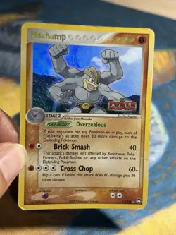Machamp 11/108 EX Power Keepers Set Stamped Reverse Holo Rare Pokemon Card PL - Image 3
