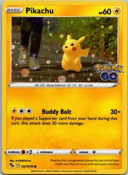 Pikachu - (Cosmos Holo) Promo Miscellaneous Cards & Products 027/078 NM - Image 1