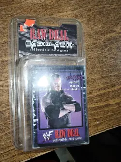 Rare Raw Deal Undertaker Phenom's Fury Edition Starter Deck Cards Comic Images - Image 1