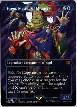Gogo, Master of Mimicry (Borderless) (Surge Foil) M FINAL FANTASY 522 NM - Image 1