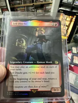 Zell Dincht Magic The Gathering Final Fantasy Rare 0468 FFVIII Extended Art Foil - Image 2