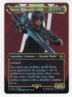 MTG Final Fantasy Surge Foil Rare #0546 Noctis Prince Of Lucis - Image 1