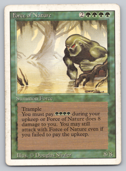 Force of Nature LP/MP- Revised 3rd Edition MTG READ DESC - Image 1
