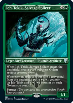 1 x Ich-Tekik, Salvage Splicer - Foil Etched - Commander Legends - NM-Mint - MTG - Image 1