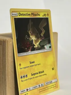 Pokemon Detective Pikachu 10/18 Detective Pikachu Holo Rare Promo English - Image 3
