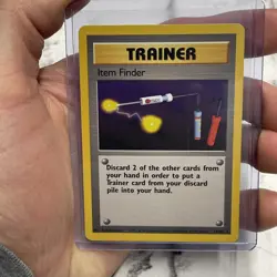 1999 Pokemon TCG Trainer Item Finder Base Set 74/102 Rare Regular Unlimited NM - Image 1