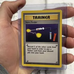 1999 Pokemon TCG Trainer Item Finder Base Set 74/102 Rare Regular Unlimited NM - Image 2