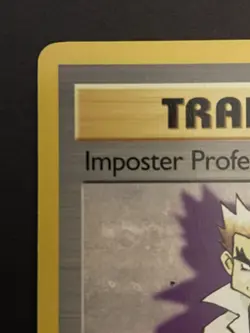 Pokemon TCG Imposter Professor Oak Base Set 73/102 Rare NM+ - Image 3