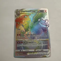Pokemon Charizard VSTAR 174/172 Swsh09 Brilliant Stars Secret Rare Holo English - Image 1
