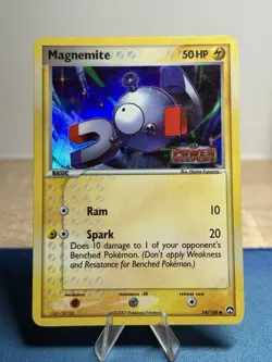 Magnemite 54/108 EX Power Keepers Reverse Holo Common Pokemon Stamped 2007 MP - Image 1