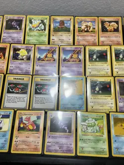 (30) Pokemon Card ALL VTG Lot Cards 1999 Rare ALL SHADOWLESS! CHARMANDER MAGMAR - Image 3
