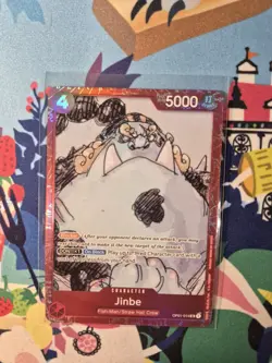 Jinbe OP01-014 FOIL Promo Premium Card Collection ONE PIECE FILM RED Edition - Image 1