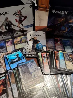260+ card Magic Final Fantasy Bundle Lot, Rinoa, Kefka, 2 D20, Both Bundle Boxes - Image 3