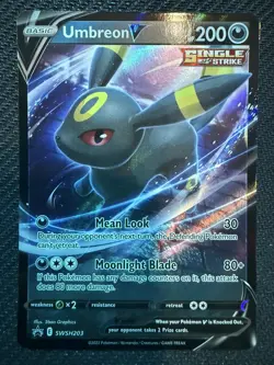 Umbreon V - SWSH203 Pokemon TCG Promo SWSH: Sword & Shield Promo Cards Near Mint - Image 1