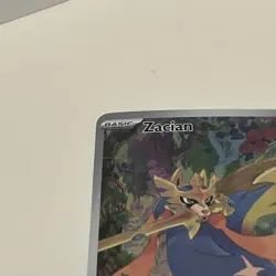 Zacian 100/094 Illustration Rare IR Phantasmal Flames Pokemon TCG Card Nm - Image 2