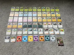 Pokemon Scarlet And Violet Card Part Set All Different Cards x 64 - Image 1