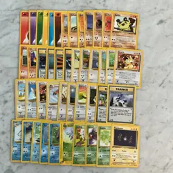Pokemon Card Lot 1999 WOTC 45 Different Cards Lots Of 1st Edition Or Uncommon NM - Image 1