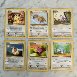 Pokemon Card Lot 1999 WOTC 45 Different Cards Lots Of 1st Edition Or Uncommon NM - Image 5