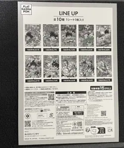 Dragon Ball 40th Anniversary Flat Gashapon Jumbo Card Poster + Shonen Jump Japan - Image 5