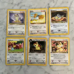Pokemon Card Lot 1999 WOTC 50 Different Cards Lots Of 1st Edition Or Uncommon NM - Image 4