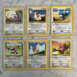 Pokemon Card Lot 1999 WOTC 50 Different Cards Lots Of 1st Edition Or Uncommon NM - Image 5
