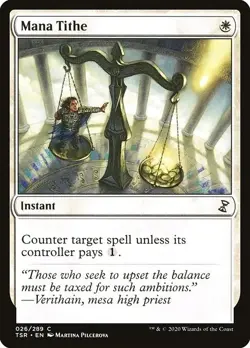 1x NM Mana Tithe - Time Spiral Remastered [MTG] pack fresh - Image 1