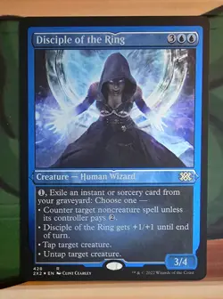 X 1 Disciple of the Ring Foil NM Double Masters 428 MTG Magic The Gathering - Image 1