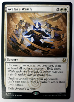 Avatar's Wrath - Rare - MTG Avatar TLA - 0012 NM - Image 1