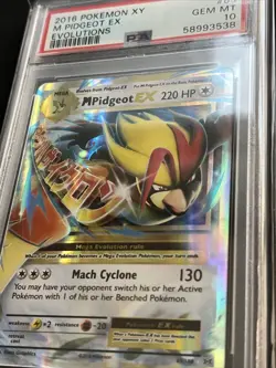 2016 Pokemon XY Evolutions M Pidgeot EX #65 PSA 10 GEM MINT - Image 2