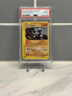 Pokemon - Rhydon Holo - H27/H32 - Skyridge - PSA 10 - Gem Mint - New Cert - Image 1