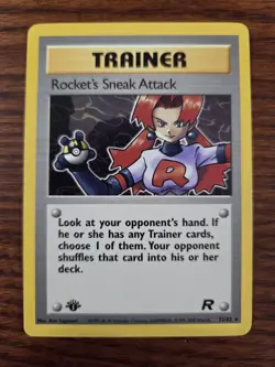 Rocket's Sneak Attack 72/82 - Team Rocket 1st Edition - Pokemon TCG Non Holo - Image 1