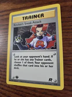 Rocket's Sneak Attack 72/82 - Team Rocket 1st Edition - Pokemon TCG Non Holo - Image 2