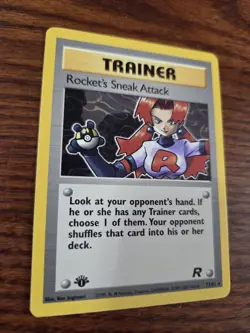 Rocket's Sneak Attack 72/82 - Team Rocket 1st Edition - Pokemon TCG Non Holo - Image 3