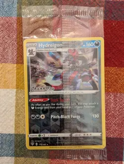 Hydreigon - 110/189 (Thank You Stamp) - Pokemon Darkness Ablaze Rev Holo Sealed - Image 1