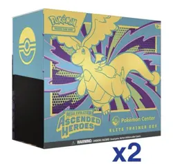 Pokemon Ascended Heroes Pokemon Center ETB Confirmed Order PRESALE! x2 ETB - Image 1