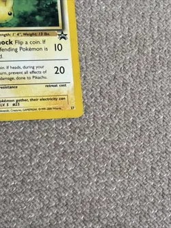 Pokemon Card Black Star Promo Pikachu 27 WOTC - Image 4