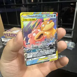 Pokemon TCG Slowpoke & Psyduck GX Tag Team 35/236 Unified Minds Ultra Rare LP/NM - Image 2