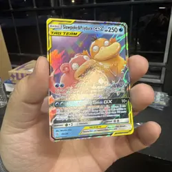 Pokemon TCG Slowpoke & Psyduck GX Tag Team 35/236 Unified Minds Ultra Rare LP/NM - Image 3