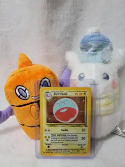 LP Pokemon TCG Electrode Jungle 2/64 Holo Unlimited Holo Rare - Image 1