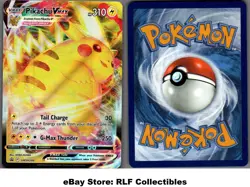 2023 Pokemon, Sword & Shield Promos, #SWSH286 Pikachu VMax Holo Black Star Promo - Image 1